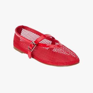Coconuts by Matisse Red Mesh Flats